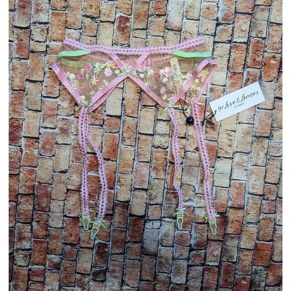 For Love and Lemons Tutti Fruitti Garter Size XXS - Picture 4 of 7